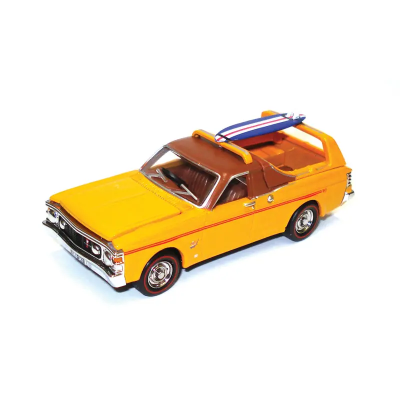 1:64 1969 Ford Xw Falcon Surferoo Ute -- Orange -- Cooee Classics 2