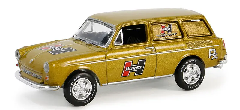 1:64 1969 Volkswagen Type 3 Squareback -- Gold Metallic "Hurst" --  Greenlight 1
