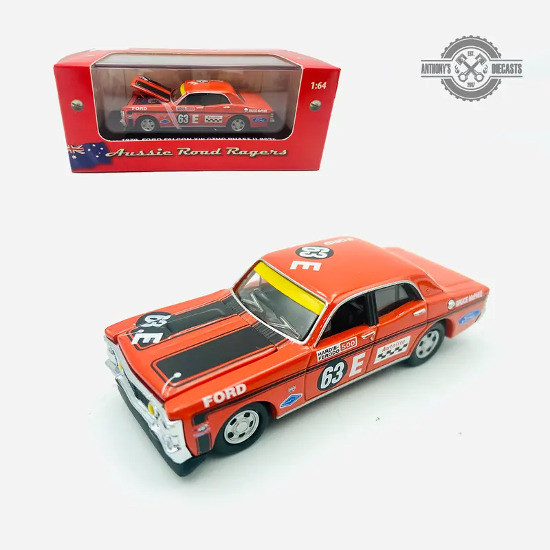 1:64 1970 Bruce Mcphee -- #63E Ford Xw Falcon Gtho Phase 2 -- Cooee Classics 1