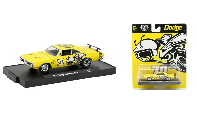 1:64 1970 Dodge Super Bee 440 -- Yellow -- M2 Machines 1