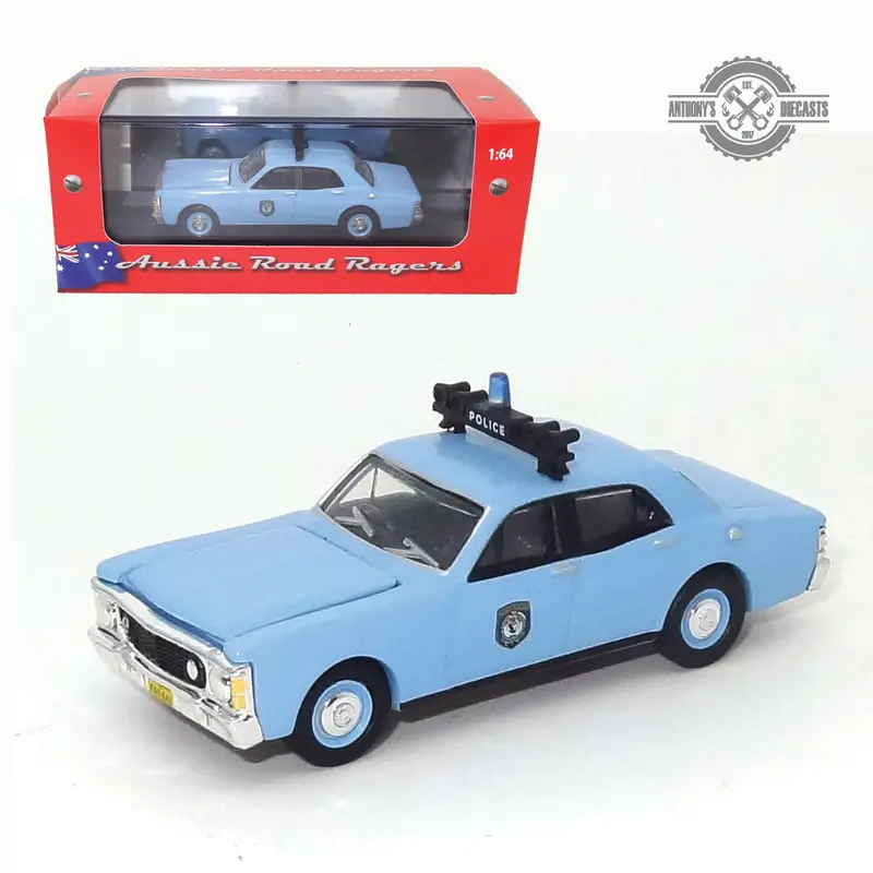 1:64 1970 Ford Xw Falcon Sedan -- Police Car -- Cooee Classics 1