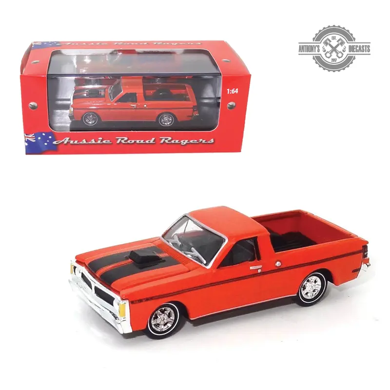 1:64 1971 Ford Xy Falcon Gt Ute -- Raw Orange -- Cooee Classics 1