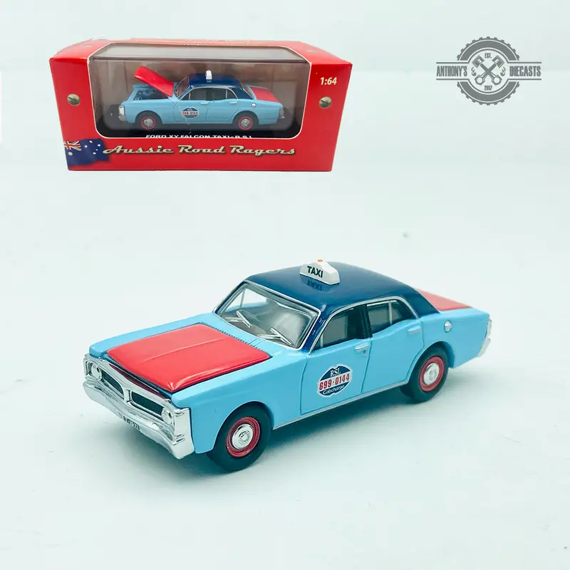 1:64 1971 Ford Xy Falcon Taxi -- Rsl Cabs -- Cooee Classics 1
