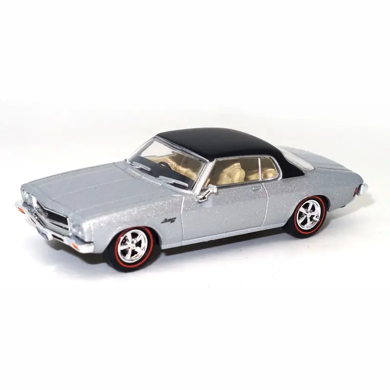 1:64 1973 Holden Hq Monaro Ls Coupe -- Silver W/Black Roof -- Cooee Classics 1