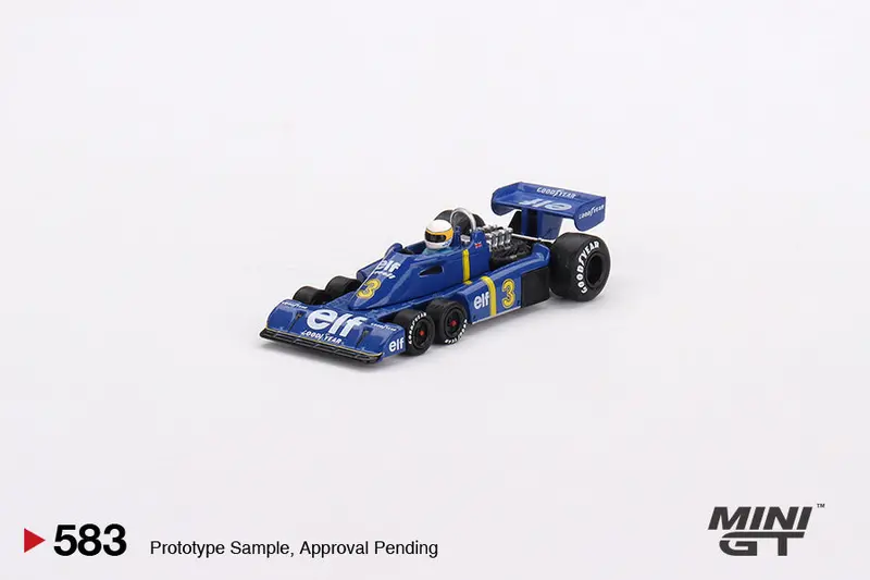 1:64 1976 Jody Scheckter -- #3 Tyrell P34 -- Swedish Gp Winner -- Mini Gt F1 1