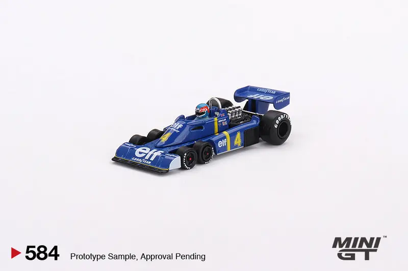 1:64 1976 Patrick Depailler -- #4 Tyrell P34 -- Swedish Gp -- Mini Gt F1 1