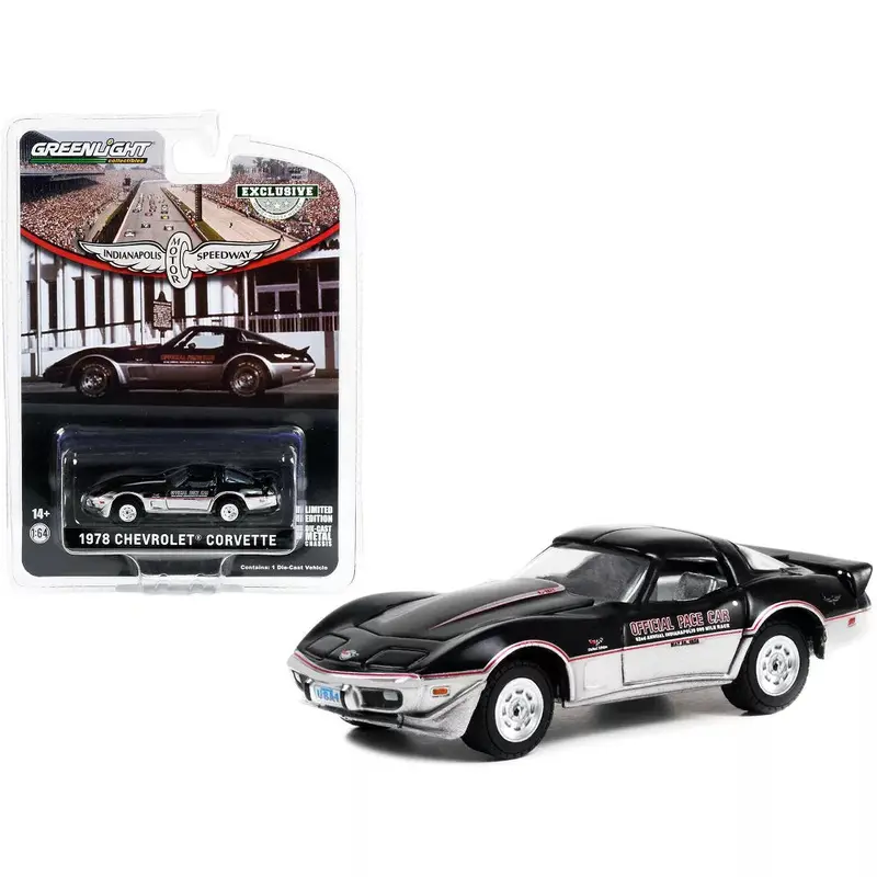 1:64 1978 Chevrolet Corvette Convertible -- Indy 500 Pace Car -- Greenlight 1