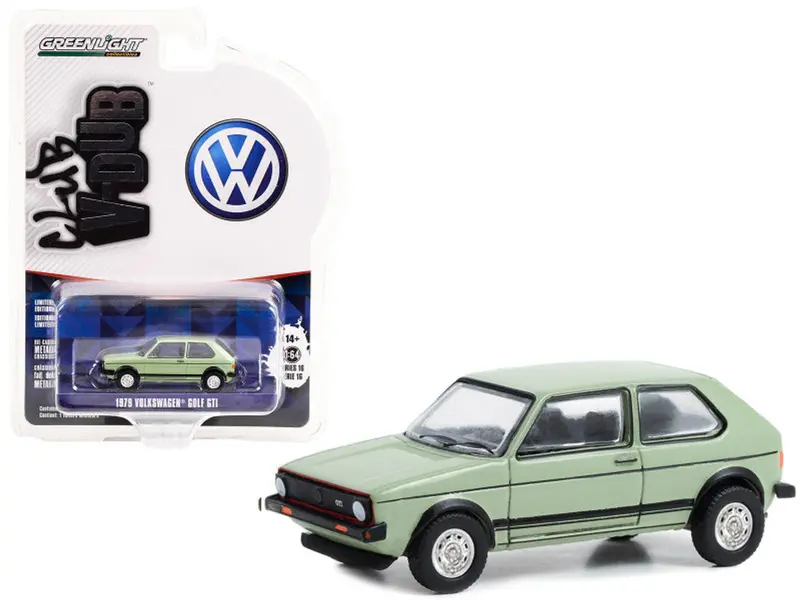 1:64 1979 Volkswagen Golf Gti -- Green -- Greenlight 1