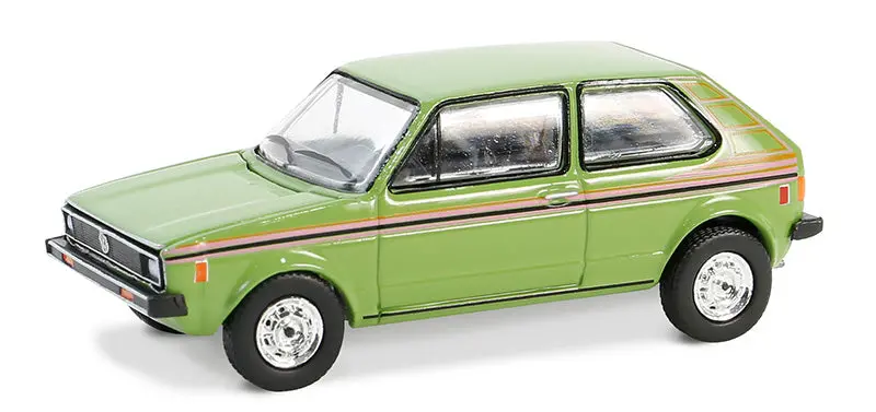 1:64 1979 Volkswagen Rabbit -- Bali Green With Stripes --  Greenlight 1