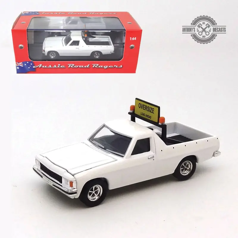 1:64 1982 Holden Wb V8 Ute Pilot Vehicle -- Glacier White -- Cooee Classics 1