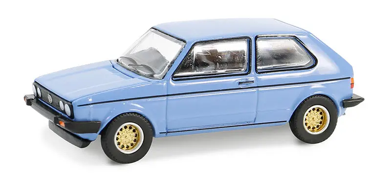 1:64 1982 Volkswagen Golf Gti -- Monaco Blue --  Greenlight 1
