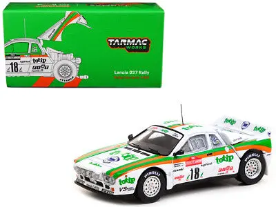 1:64 1983 Rally San Remo -- #18 White Lancia 037 -- Tarmac Works 1