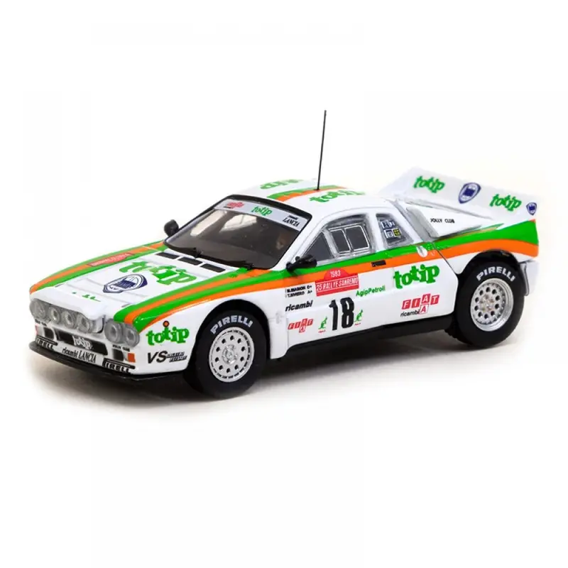 1:64 1983 Rally San Remo -- #18 White Lancia 037 -- Tarmac Works 2