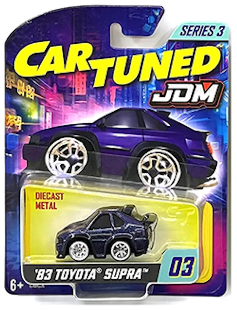 1:64 1983 Toyota Supra -- Dark Purple -- Cartuned: Jdm Series 3 1