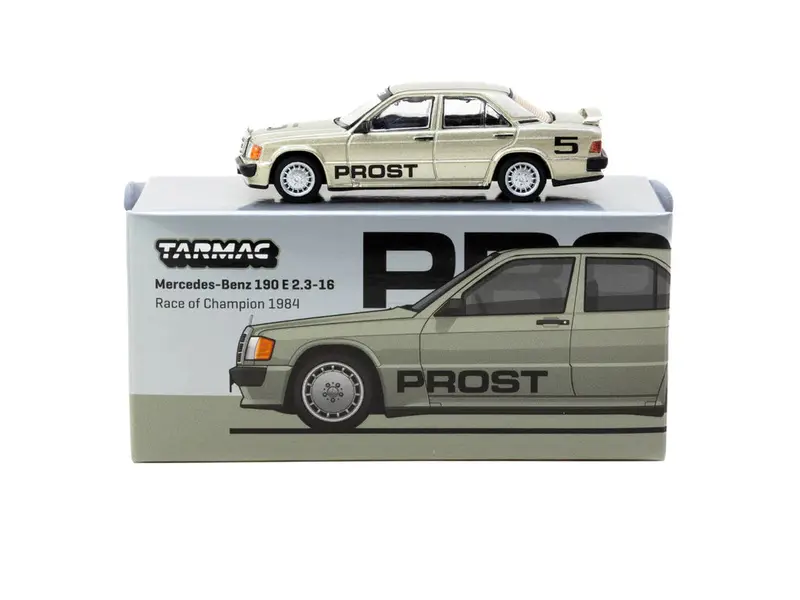 1:64 1984 Alain Prost - Race Of Champions -- Mercedes-Benz 190 E -- Tarmac Works 1