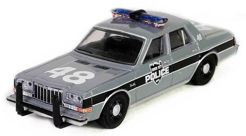 1:64 1984 Plymouth Gran Fury Police Car -- True Crow -- Greenlight 2