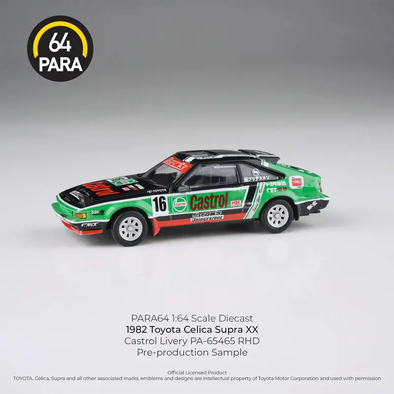 1:64 1984 Toyota Celica Xx A60 -- #16 Castrol Livery -- Para64 1