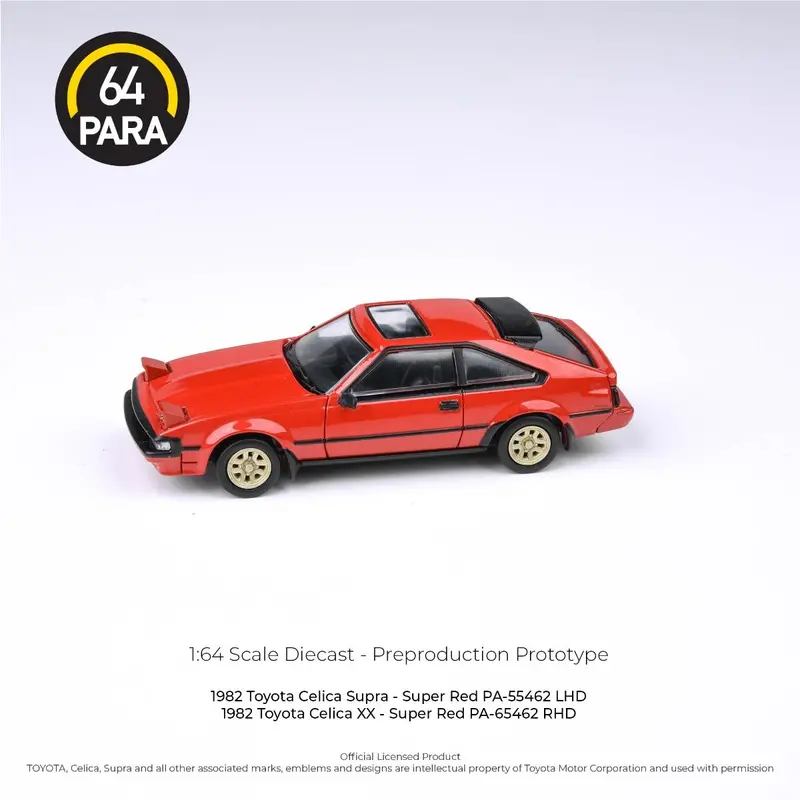 1:64 1984 Toyota Celica Xx A60 -- Super Red -- Para64 1