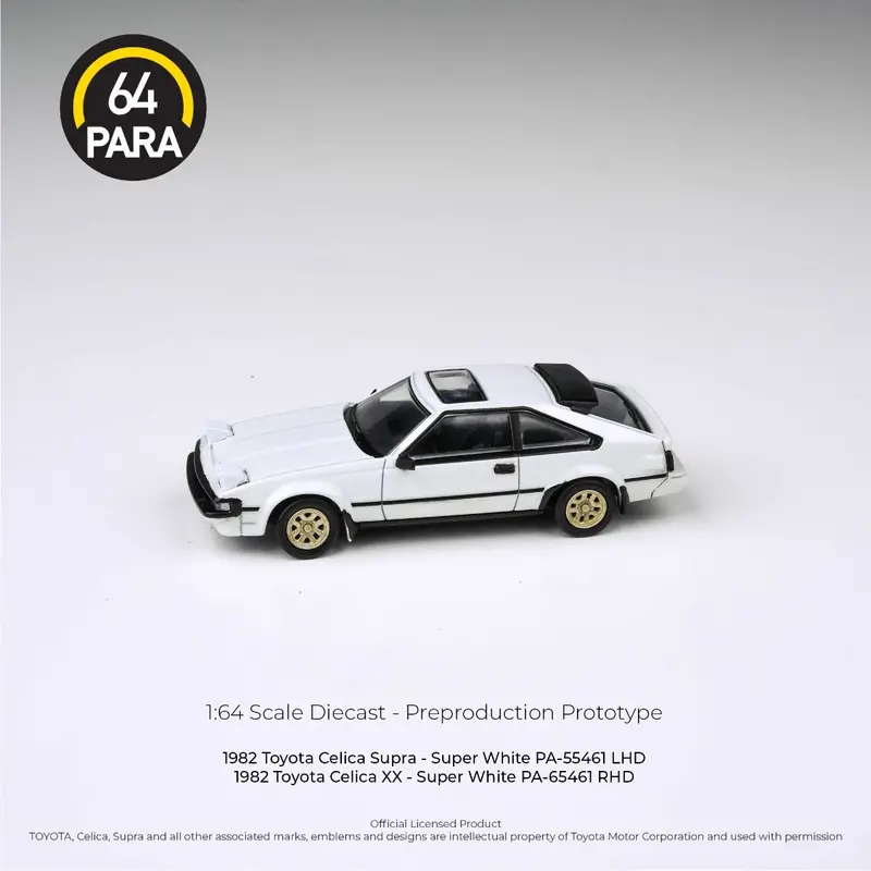 1:64 1984 Toyota Celica Xx A60 -- Super White -- Para64 1