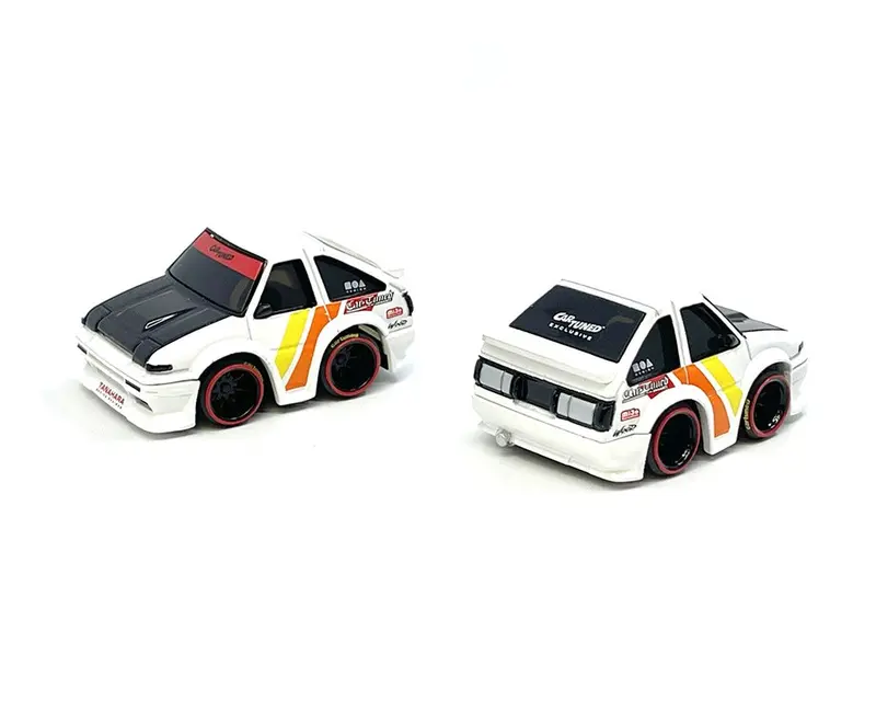 1:64 1985 Toyota Ae86 Sprinter Corolla -- White -- Cartuned: Mijo Exclusive Seri 1