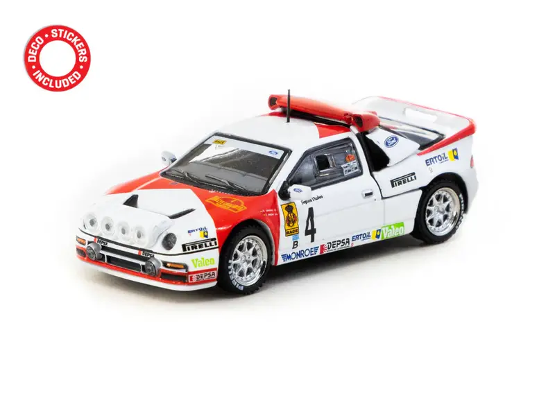 1:64 1986 Rallye Catalunya -- #4 Ford Rs200 -- Tarmac Works 1