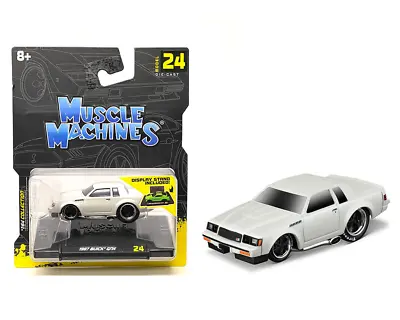 1:64 1987 Buick Gnx -- White -- Muscle Machines 1