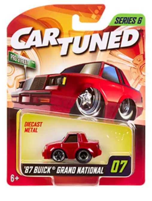 1:64 1987 Buick Grand National -- Metallic Red -- Cartuned: Mainline Series 6 1