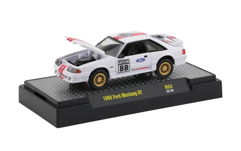 1:64 1988 Ford Mustang Gt -- M2 Machines Detroit Muscle Release 52 1