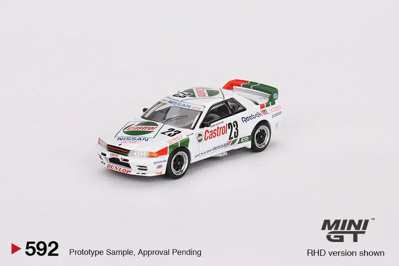 1:64 1990 Macau Gp Winner -- #23 Castrol Nissan Skyline Gt-R (R32) -- Mini Gt 1