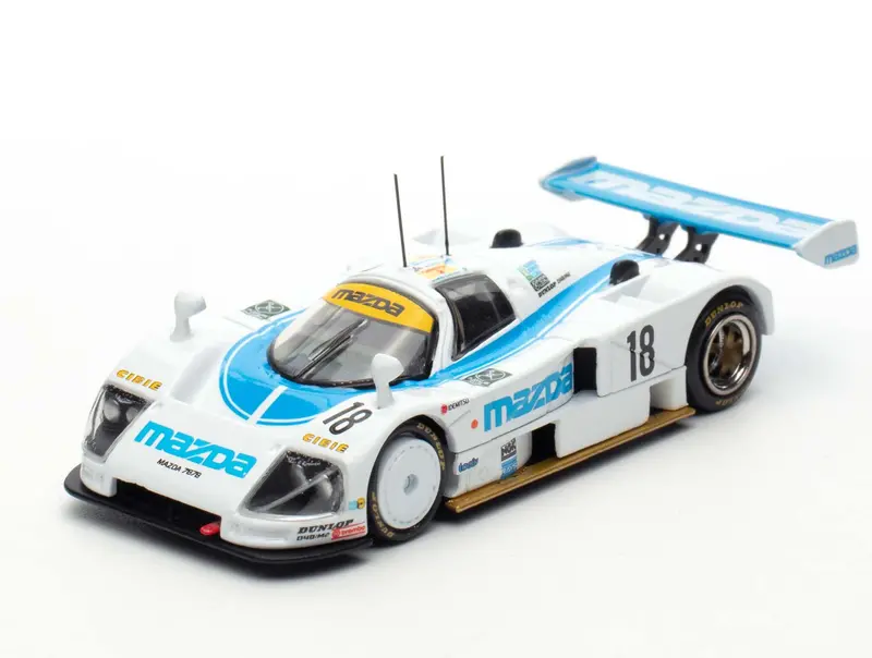 1:64 1991 Le Mans 24H -- #18 White/Blue Mazda 787B -- Bm Creations 1