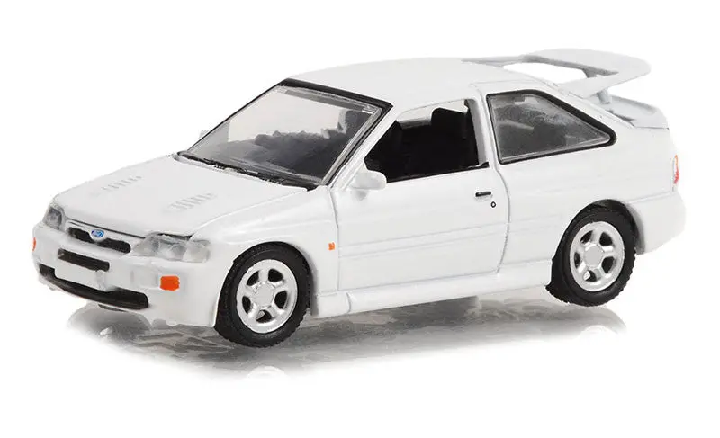 1:64 1995 Ford Escort Rs Cosworth -- Diamond White -- Greenlight 2