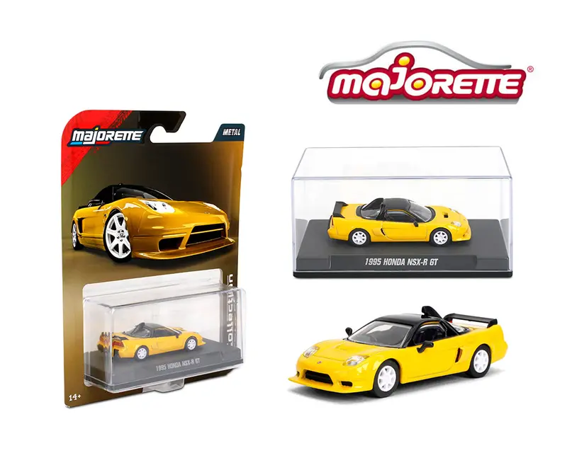 1:64 1995 Honda Nsx-R Gt -- Yellow -- Majorette: Collection Deluxe 1