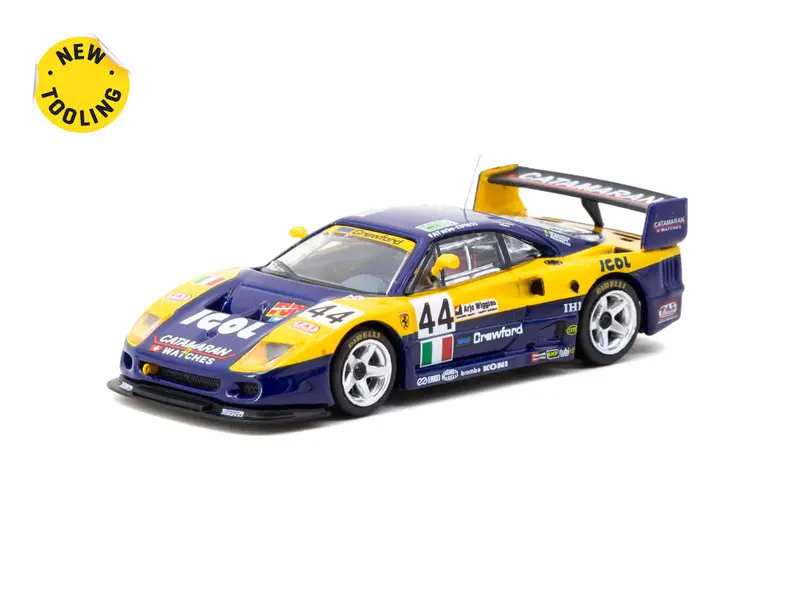 1:64 1996 Le Mans 24H -- #44 Ferrari F40 Gte -- Tarmac Works X Ixo 1