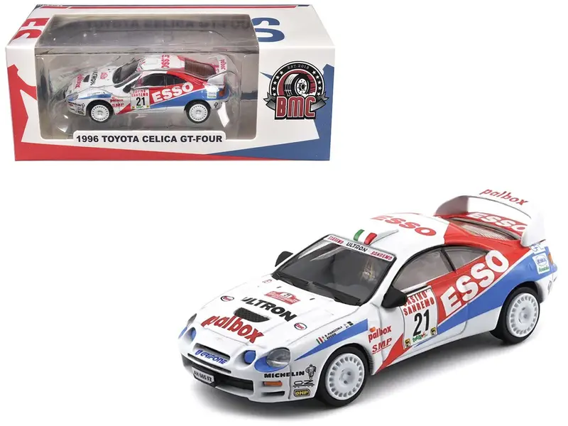 1:64 1996 Rallye Sanremo D'italia -- #21 Toyota Celica Gt-Four -- Bm Creations 1