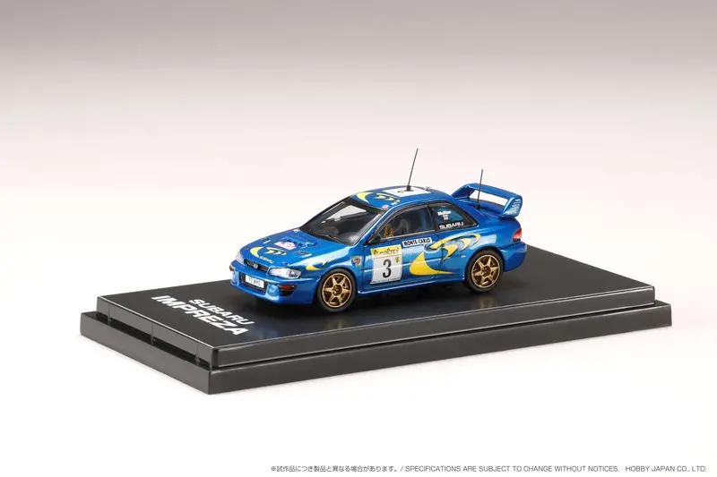 1:64 1997 Colin Mcrae Monte Carlo -- #3 Subaru Impreza Wrc 1997 -- Hobby Japan 1
