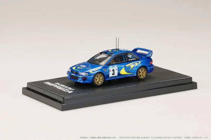 1:64 1997 Colin Mcrae Tour De Corse Winner - #3 Subaru Impreza Wrc - Hobby Japan 1