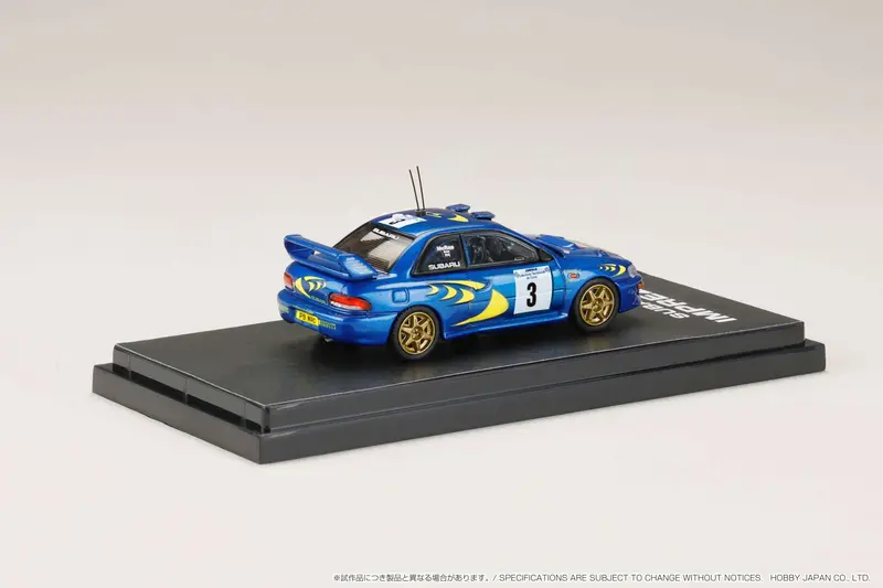 1:64 1997 Colin Mcrae Tour De Corse Winner - #3 Subaru Impreza Wrc - Hobby Japan 2