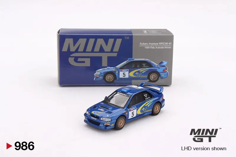 1:64 1998 Colin Mcrae -- #3 Subaru Impreza Wrc98 -- Mini Gt Mgt00975 1