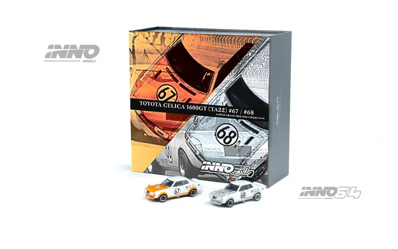 1:64 (2-Pack) Toyota Nippon Grand Prix 1972 -- Limited Edition Box Set -- Inno64 1