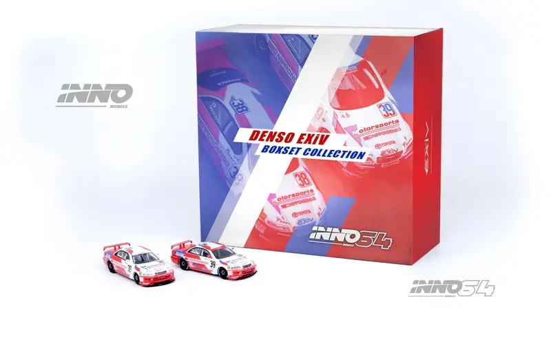 1:64 (2-Pack) Toyota Team Cerumo Jtcc 1995  -- Limited Edition Box Set -- Inno64 1