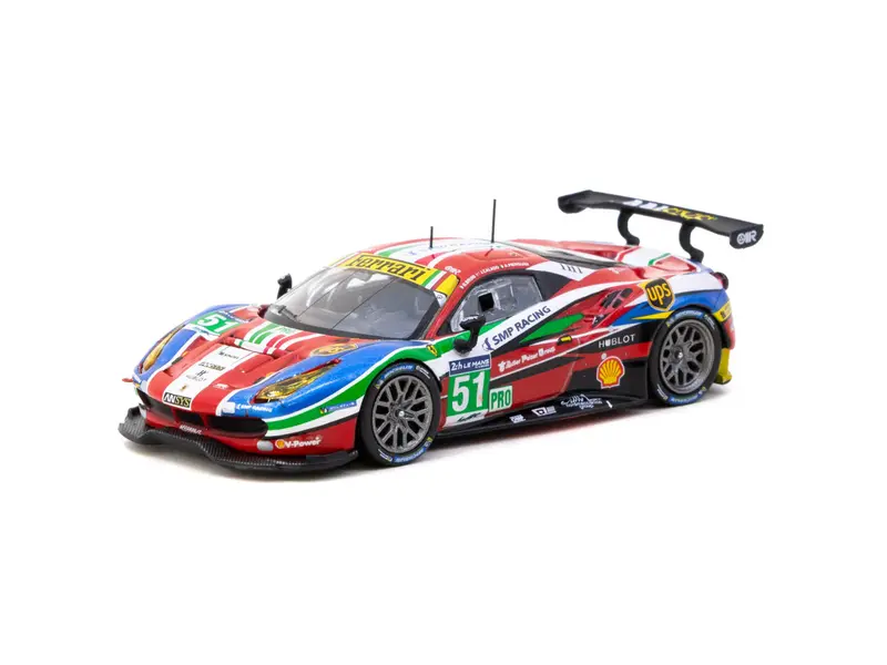 1:64 2016 Le Mans 24H -- #51 Ferrari 488 Gte -- Tarmac Works X Ixo 1