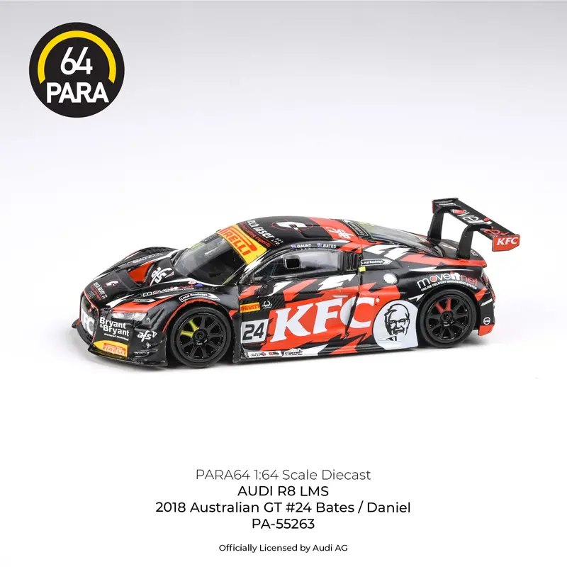 1:64 2018 Australian Gt Championship -- #24 Kfc Audi R8 Lms -- Para64 1