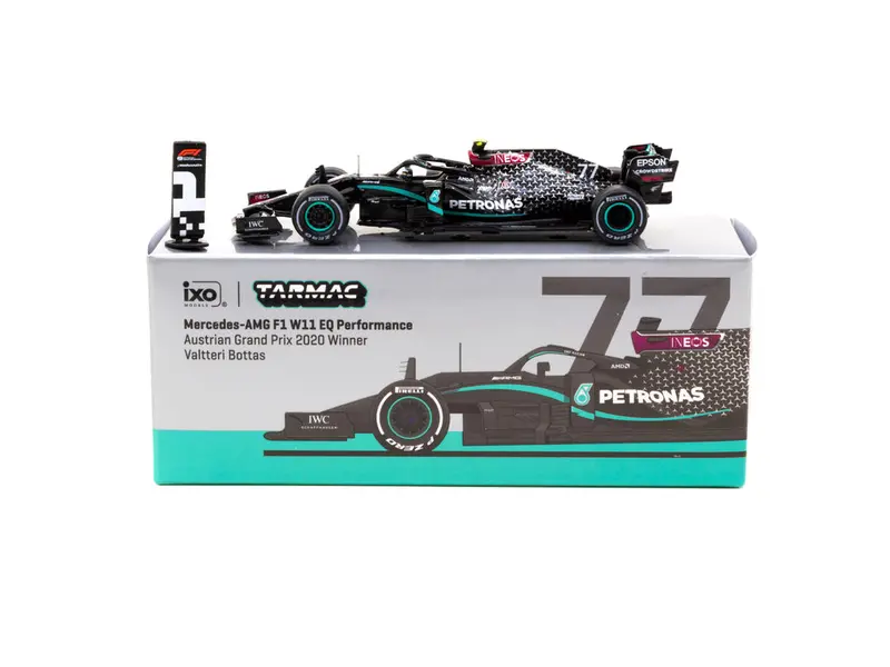 1:64 2020 Valtteri Bottas -- Austrian Gp Winner -- Mercedes W11 -- Tarmac Works 1