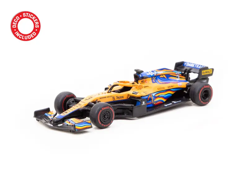 1:64 2021 Daniel Ricciardo -- Abu Dhabi Gp -- Mclaren Mcl35m -- Tarmac Works F1 1