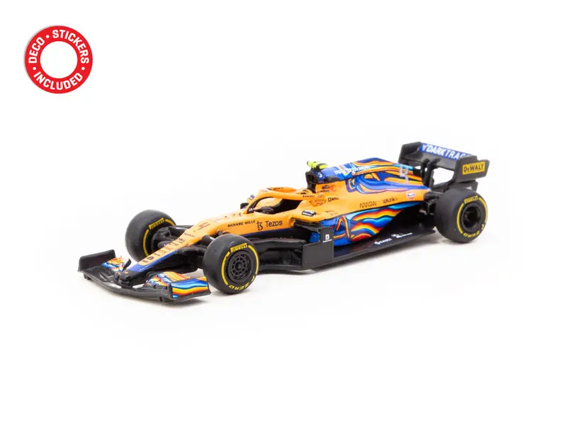 1:64 2021 Lando Norris -- Abu Dhabi Gp -- Mclaren Mcl35m -- Tarmac Works F1 1