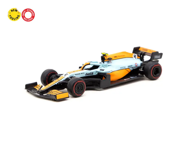 1:64 2021 Lando Norris -- Monaco Gp -- Mclaren Mcl35m -- Tarmac Works F1 1