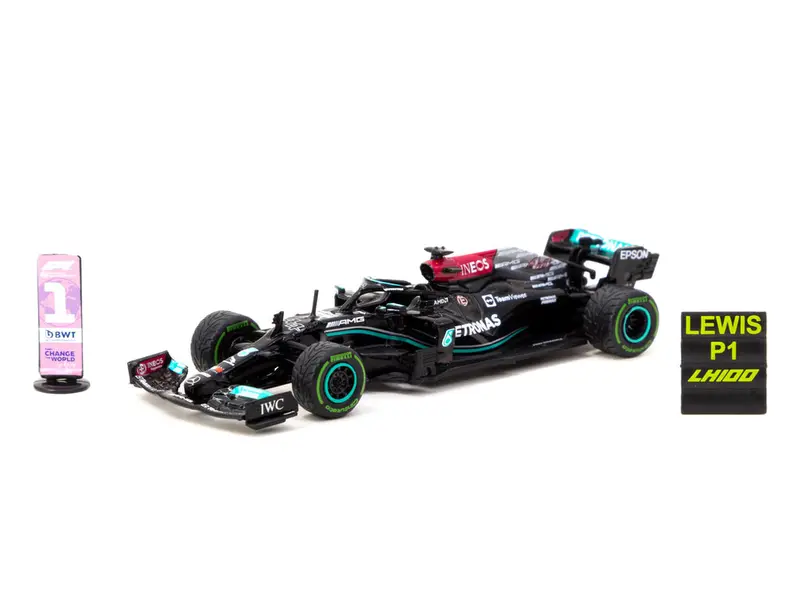 1:64 2021 Lewis Hamilton -- Russian Gp Winner -- Mercedes W12 -- Tarmac Works F1 2