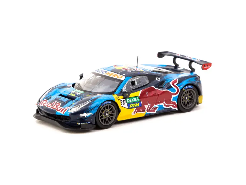 1:64 2021 Liam Lawson -- Ferrari 488 Gt3 Dtm -- Tarmac Works X Ixo Models 1
