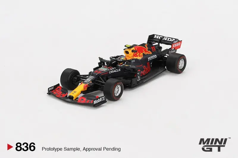 1:64 2021 Sergio Perez -- Azerbaijan Gp Winner -- Red Bull Rb16b -- Mini Gt F1 1