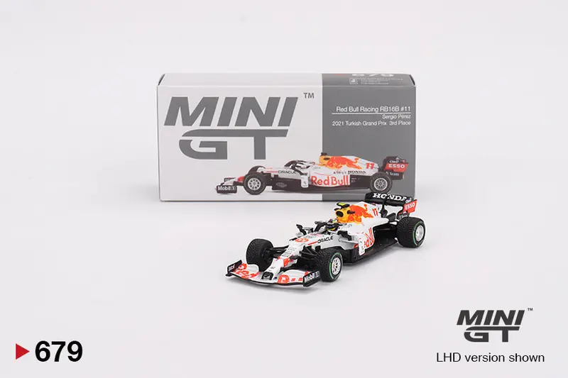 1:64 2021 Sergio Perez -- Turkish Gp -- Red Bull Rb16b F1 -- Mini Gt Mgt00679 1
